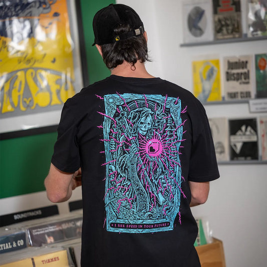 T-shirt BURGTEC TARROT Preta