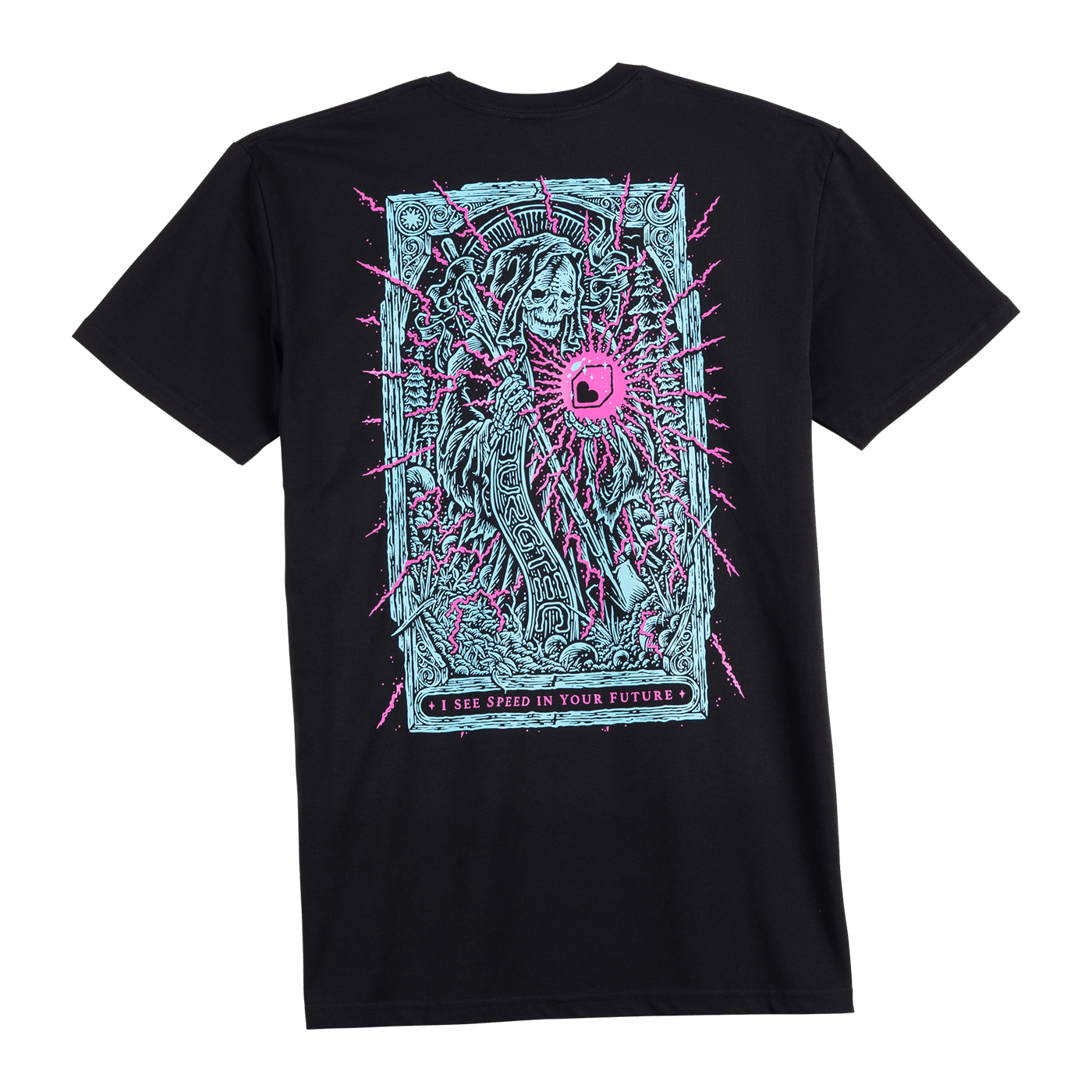 T-shirt BURGTEC TARROT Preta