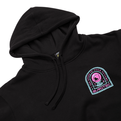 Sweatshirt com Capuz BURGTEC TARROT HOODIE Preto