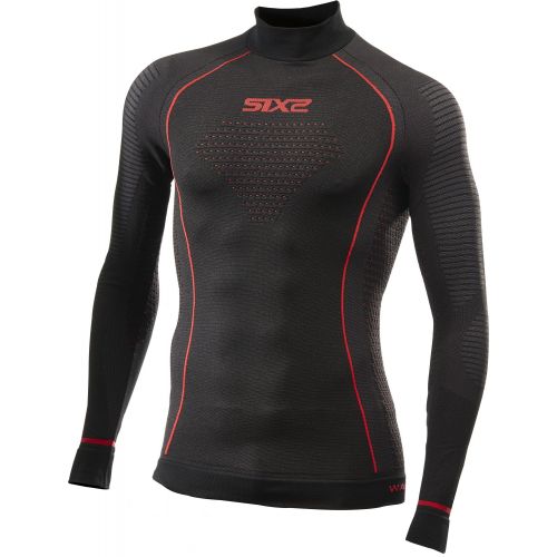 Roupa interior SIXS TS3W CU Manga comprida Carbono preto