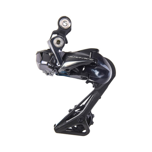 Desviador traseiro SHIMANO DURA-ACE Di2 R9150-SS 11V de caixa curta – vista do produto sobre fundo branco