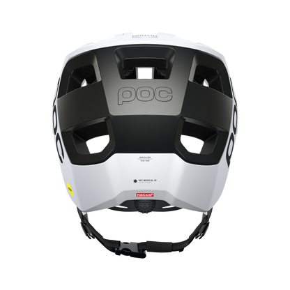 Capacete de BTT POC KORTAL RACE MIPS Branco/Preto Matt