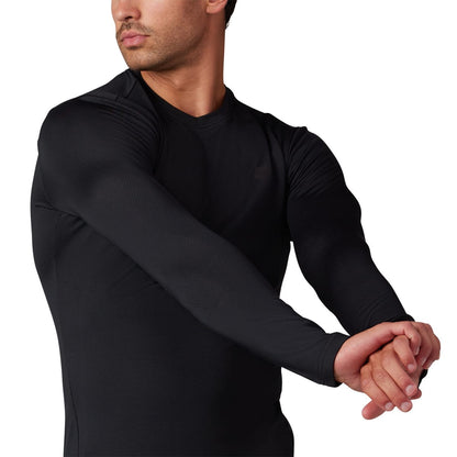 Roupa Interior FOX TECBASE FIRE Mangas Compridas Preto 2024