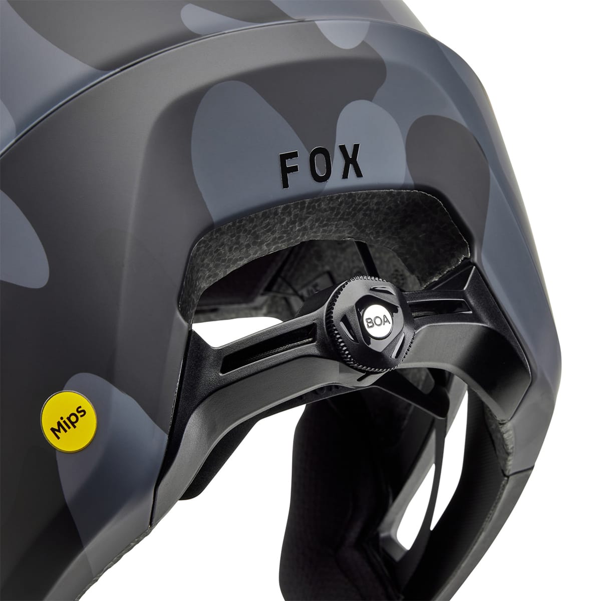 Capacete de BTT FOX DROPFRAME PRO Preto Camuflado