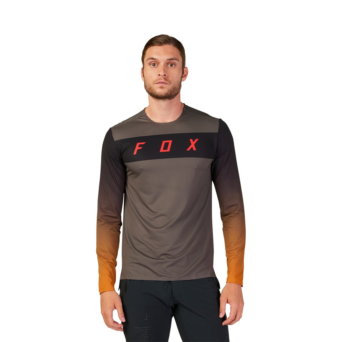 Camisola de manga comprida FOX FLEXAIR ARCADIA Cinzento/Castanho