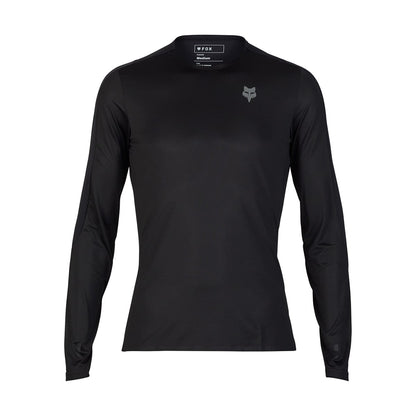 Camisola FOX FLEXAIR ASCENT Mangas Compridas Preto