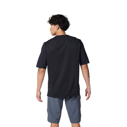 Maillot FOX DEFEND Mangas Curtas Preto