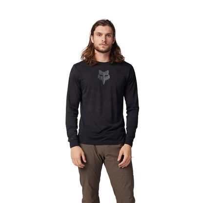 Maillot FOX RANGER TRU DRI Mangas Compridas Preto