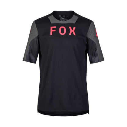 Maillot FOX DEFEND TAUNT Mangas Curtas Preto