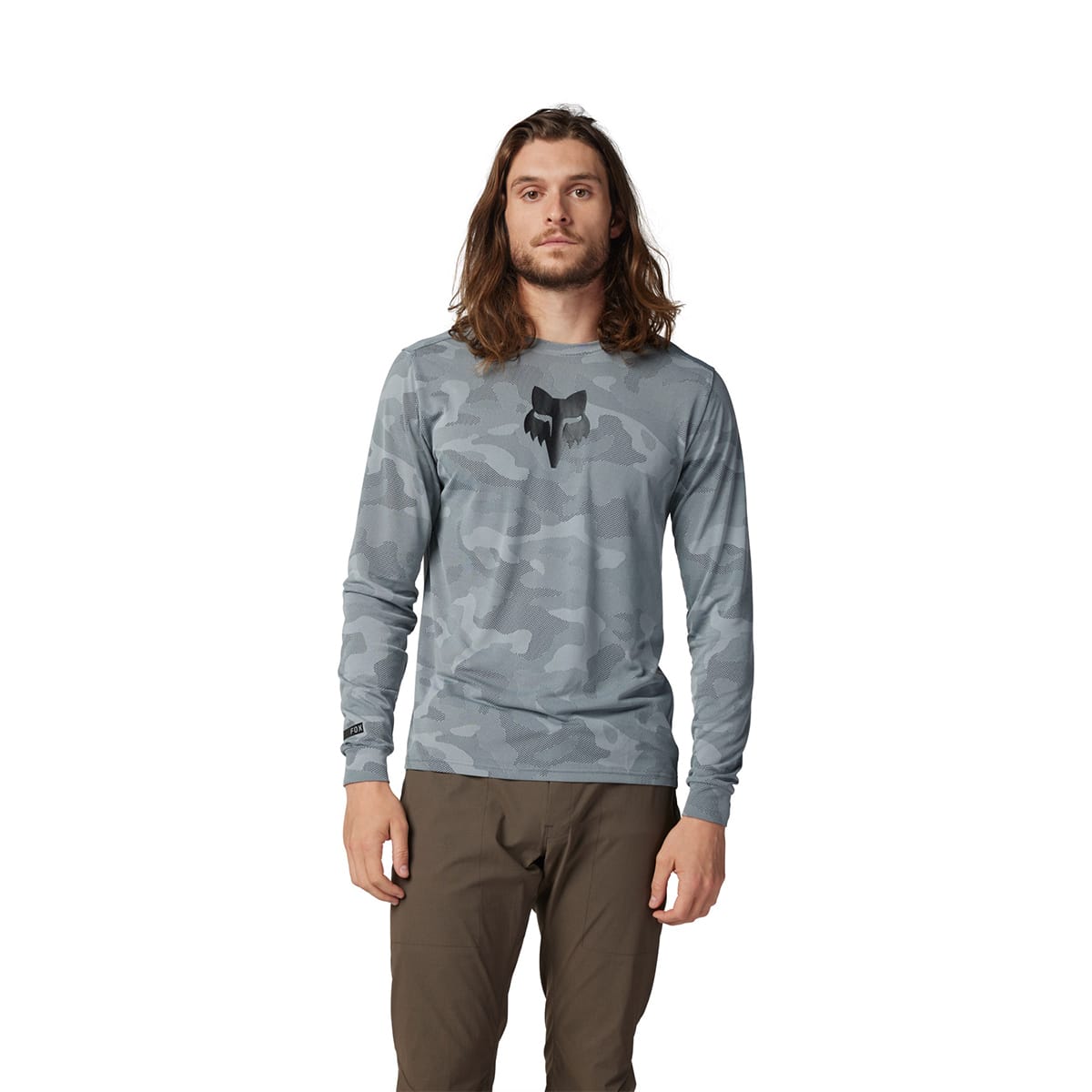 Camisola de manga comprida FOX RANGER TRU DRI Cinzento