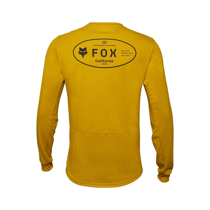 Camisola FOX RANGER DR MD Mangas Compridas Mostarda 2024