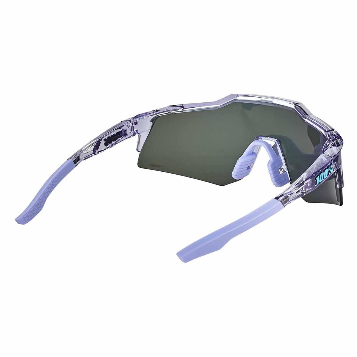 100% SPEEDCRAFT XS POLIDO Translúcido Hiper Espelho Óculos de proteção Lavende