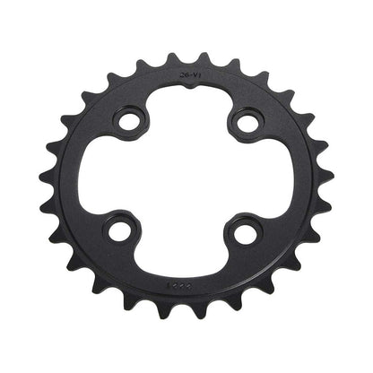 Prato interior SRAM MTB 64BCD 10 velocidades, 4 furos, 64 mm — vista do prato sobre fundo branco