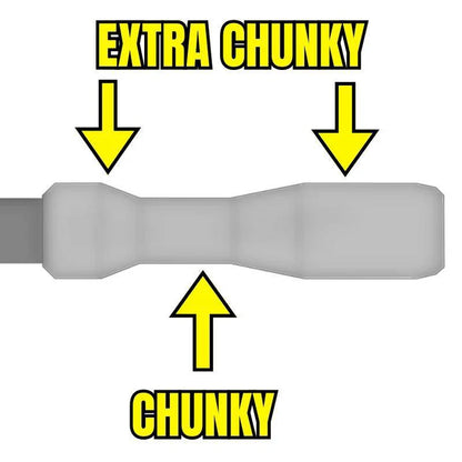 Grips ESI FIT XC (EXTRA CHUNKY/CHUNKY COMBO) 130 mm Vermelho