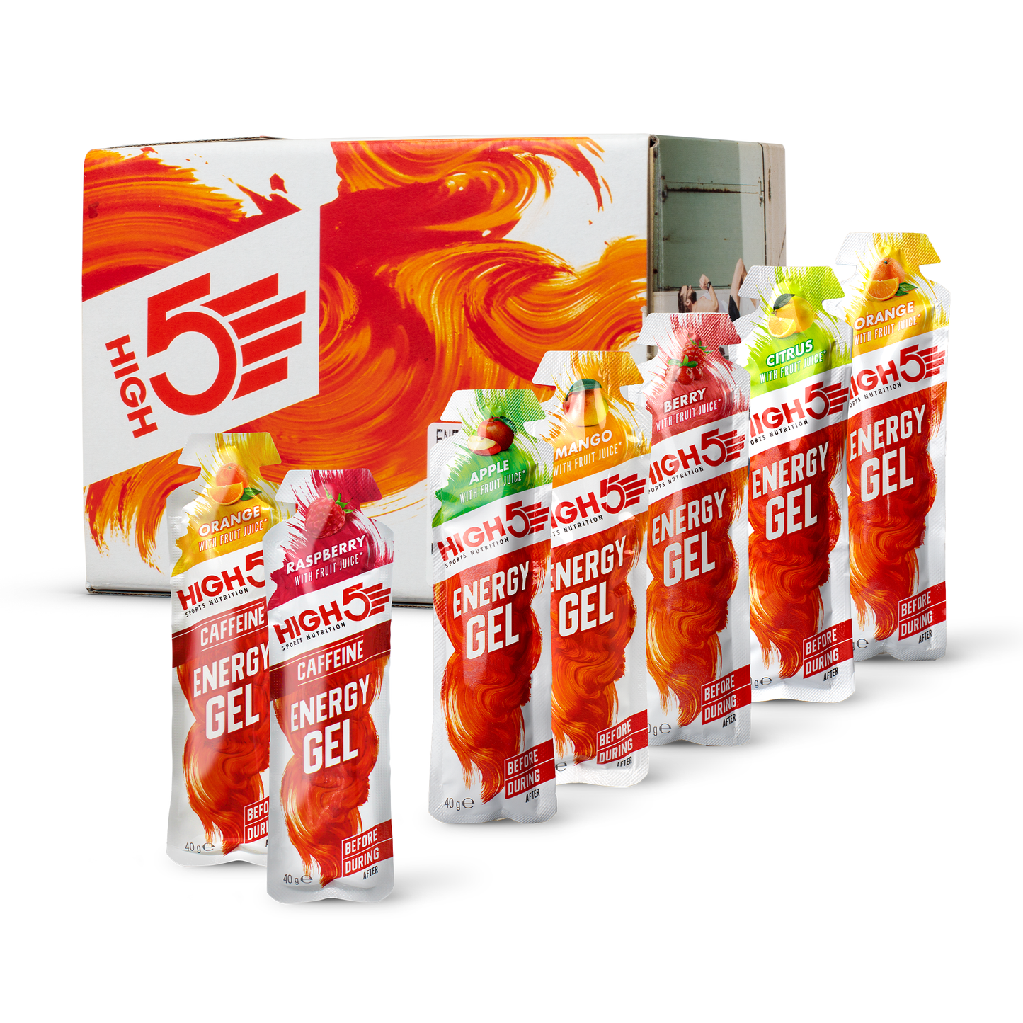 HIGH5 ENERGY GEL Pack (20x23g) Mistura de sabores