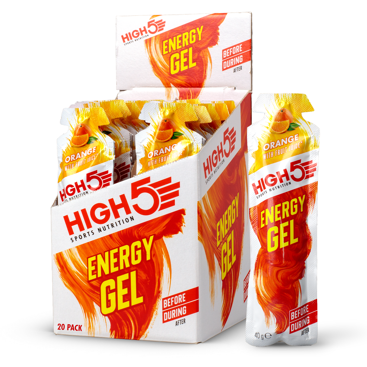 HIGH5 ENERGY GEL (40g) Laranja