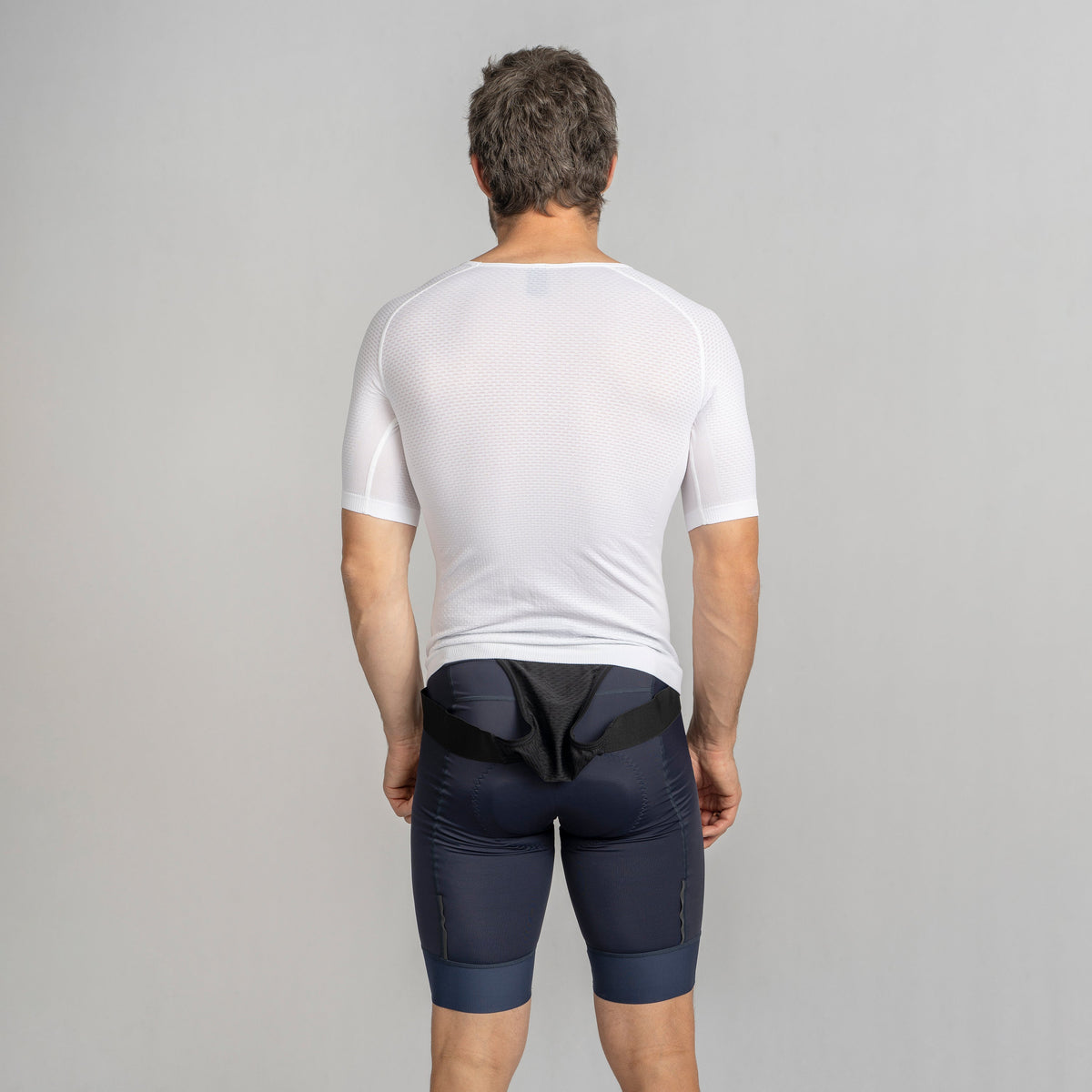 Camisola interior de manga curta GRIPGRAB PACR SUMMER SEAMLESS branca