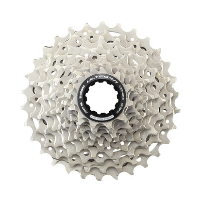 Cassete de 12 velocidades SHIMANO ULTEGRA CS-R8101 – fotografia principal sobre fundo branco
