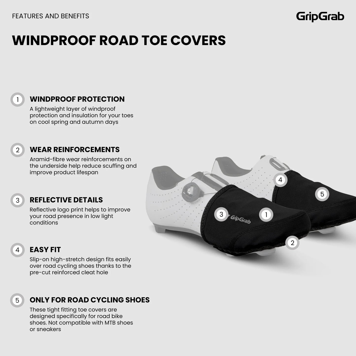 Biqueiras GRIPGRAB WINDPROOF Amarelo