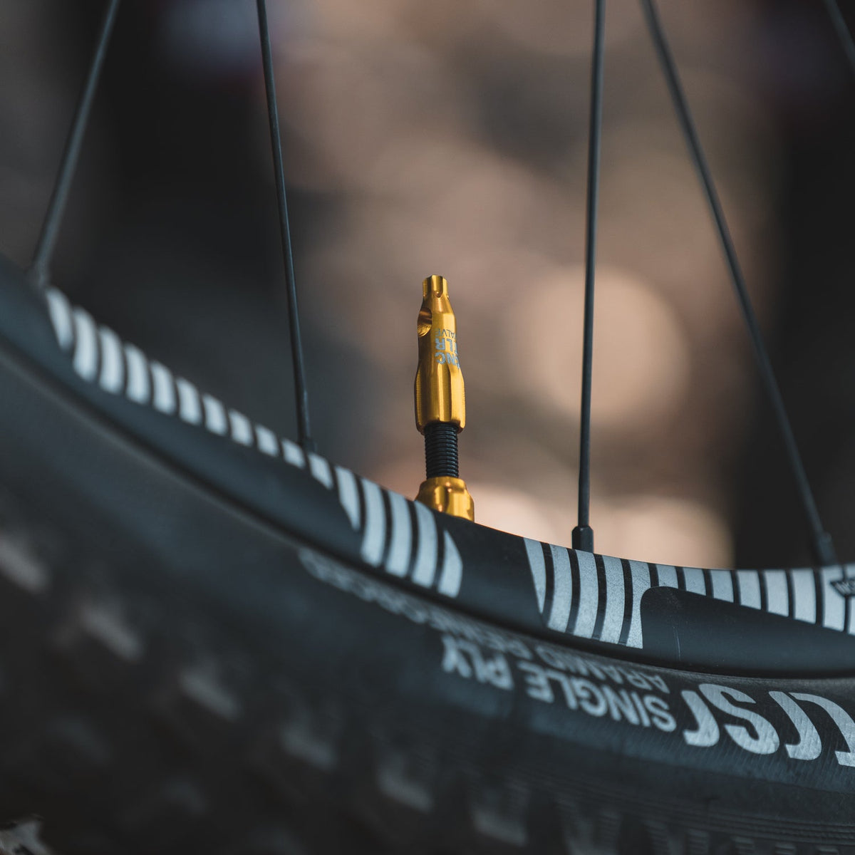 Tampa de válvula LEZYNE CNC vermelha