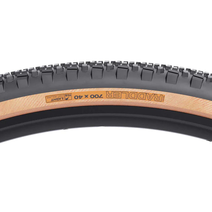 Pneu WTB RADDLER TCS LIGHT 700x40c Tubeless Ready Beige