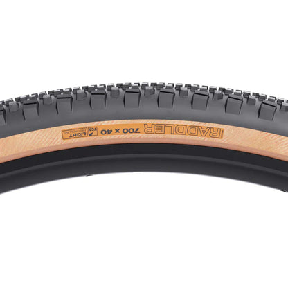 Pneu WTB RADDLER TCS LIGHT FAST ROLLING DUAL DNA SG2 700x40c Tubeless Ready Reforçado Bege