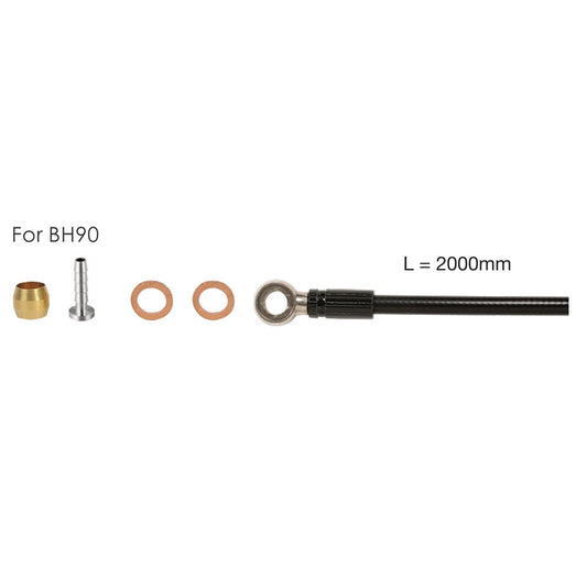 Kit Mangueiras Hidráulicas 2m ELVEDES para SHIMANO SM-BH 90+banjo+peças