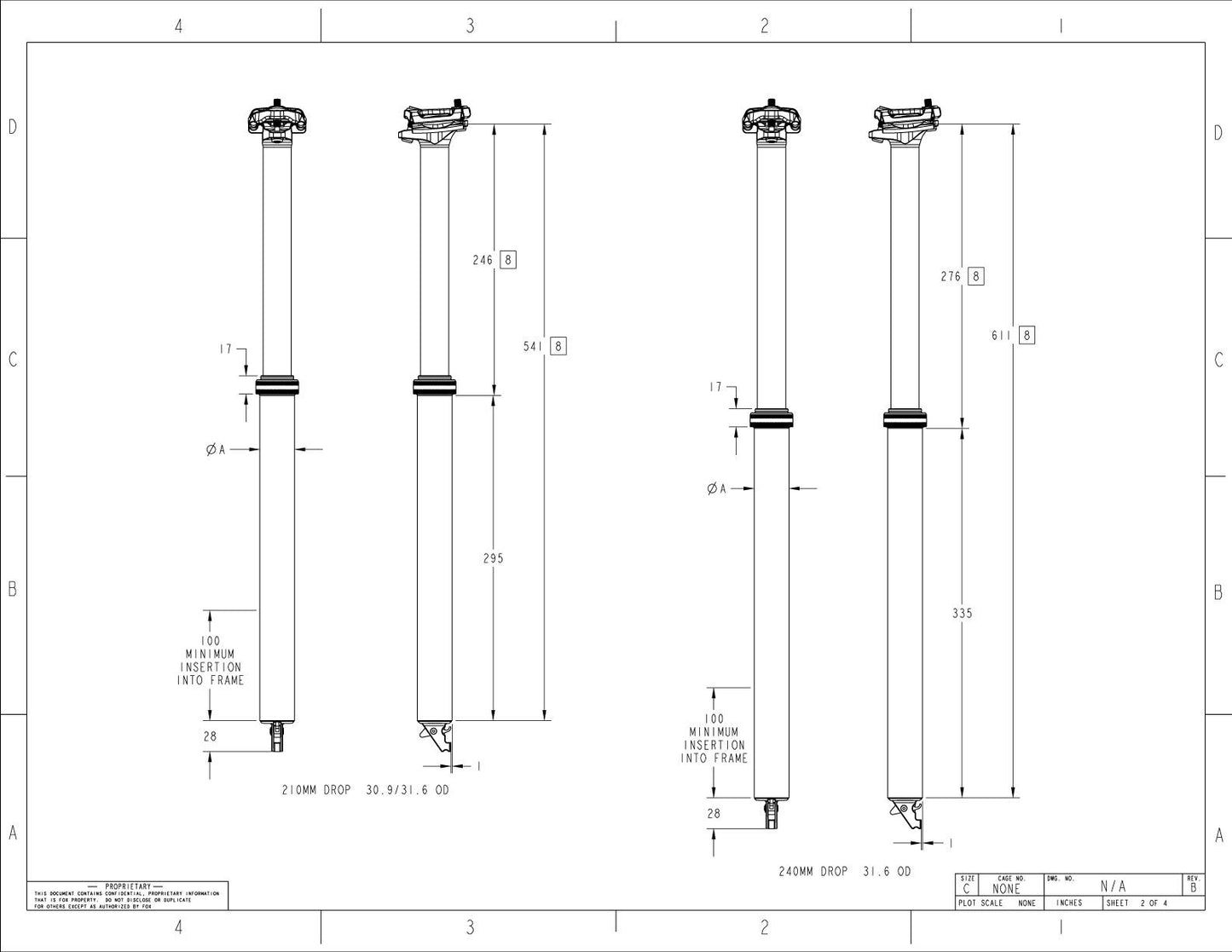 Espigão de selim telescópico FOX RACING SHOX TRANSFER PERFORMANCE ELITE 2025