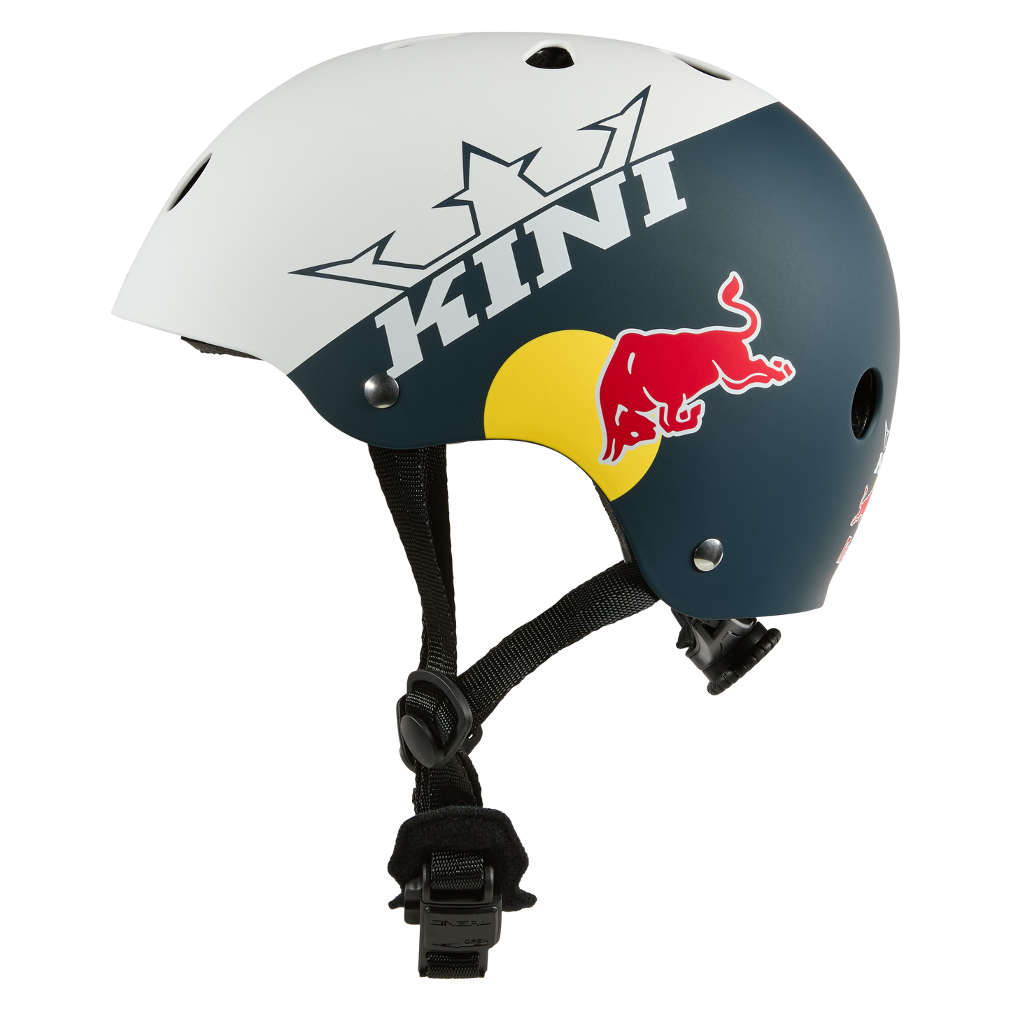 Capacete O'NEAL BB KINI RED BULL 1.0 Junior Branco/Azul