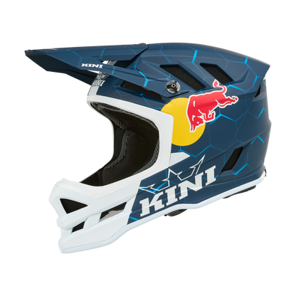 Capacete MTB O'NEAL DHC KINI RED BULL 1.0 Branco/Azul