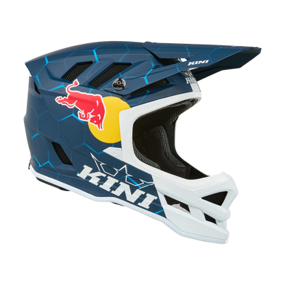 Capacete MTB O'NEAL DHC KINI RED BULL 1.0 Branco/Azul