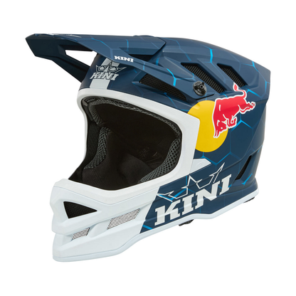 Capacete MTB O'NEAL DHC KINI RED BULL 1.0 Branco/Azul