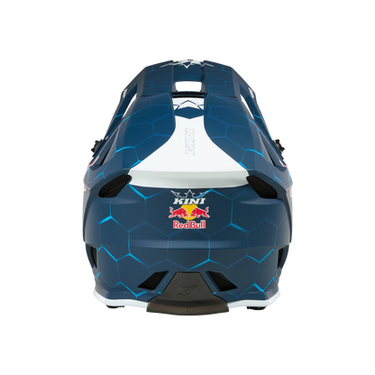 Capacete MTB O'NEAL DHC KINI RED BULL 1.0 Branco/Azul