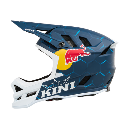 Capacete MTB O'NEAL DHC KINI RED BULL 1.0 Branco/Azul