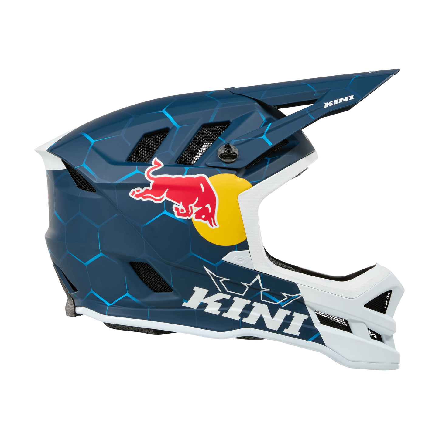 Capacete O'NEAL DHC KINI RED BULL 1.0 Branco/Azul