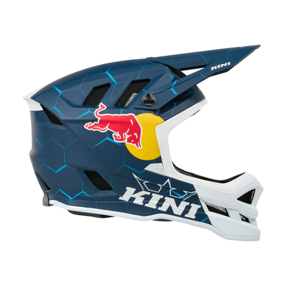 Capacete MTB O'NEAL DHC KINI RED BULL 1.0 Branco/Azul