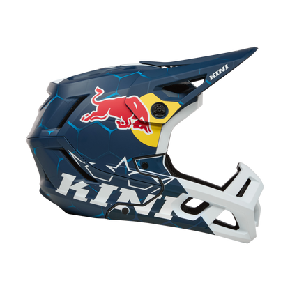 Capacete MTB O'NEAL EC KINI RED BULL 1.0 Branco/Azul