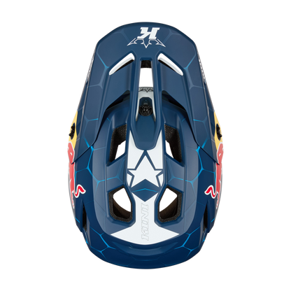 Capacete MTB O'NEAL EC KINI RED BULL 1.0 Branco/Azul