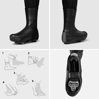 Coberturas de Sapatos GRIPGRAB ARTIC 2 WATERPROOF ROAD Preto