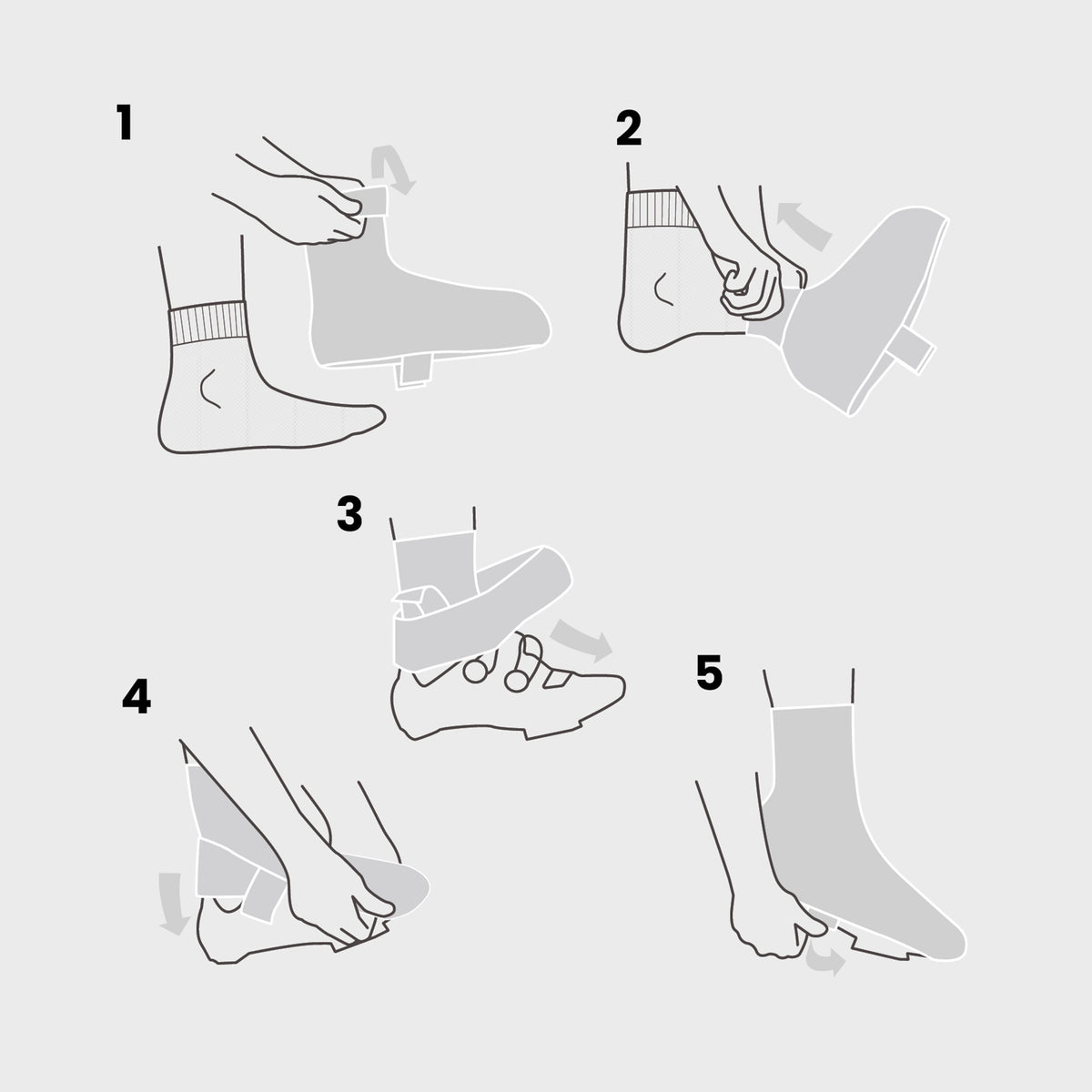 Couvre-Chaussures GRIPGRAB FASTSTREAM AERO Blanc
