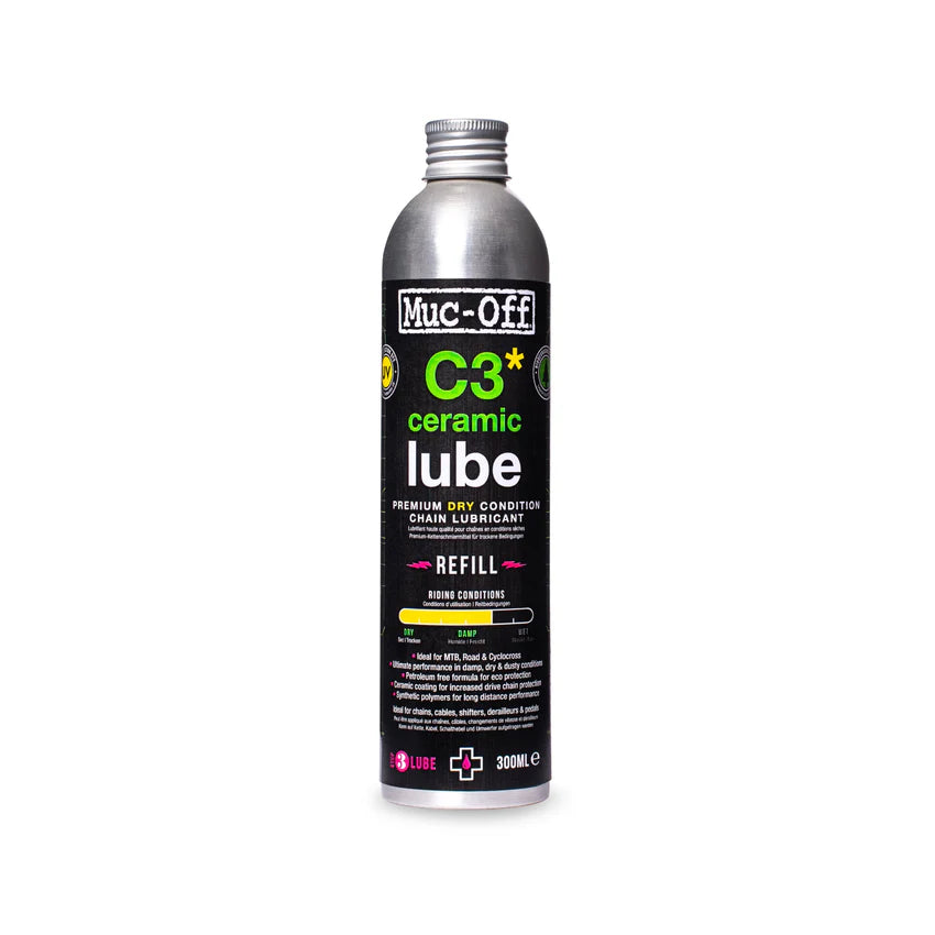 MUC-OFF C3 DRY CERAMIC LUBE para condições secas (300 ml)