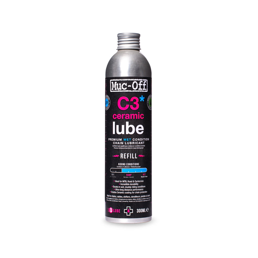 Lubrificante cerâmico para condições húmidas MUC-OFF C3 WET 300 ml