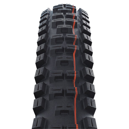 Pneu SCHWALBE BIG BETTY 29x2.40 ADDIX SOFT SUPERGRAVITY Tubeless Ready Flexível Preto/Castanho