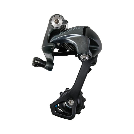 Desviador traseiro SHIMANO TIAGRA 4700-GS 10V de caixa média – vista do produto sobre fundo branco