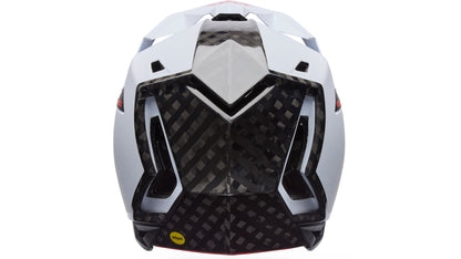 Capacete BTT BELL FULL-10 SPHERICAL CARBON PEAK Branco