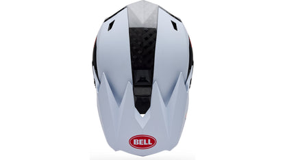 Capacete BTT BELL FULL-10 SPHERICAL CARBON PEAK Branco