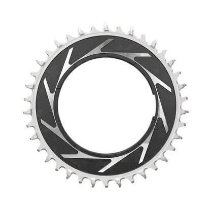 Prato único SRAM XX-SL T-TYPE EAGLE POWERMETER BOOST 12V, montagem direta, offset de 0 mm — vista do prato sobre fundo branco