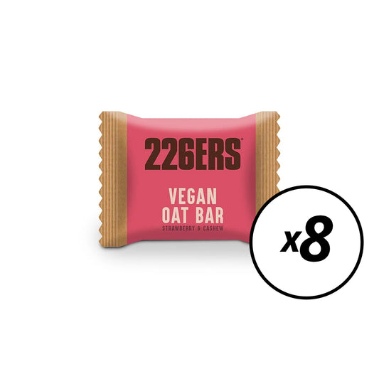 8 Barras energéticas 226ERS AVOINE VEGAN (50G) Morango Caju - Data curta