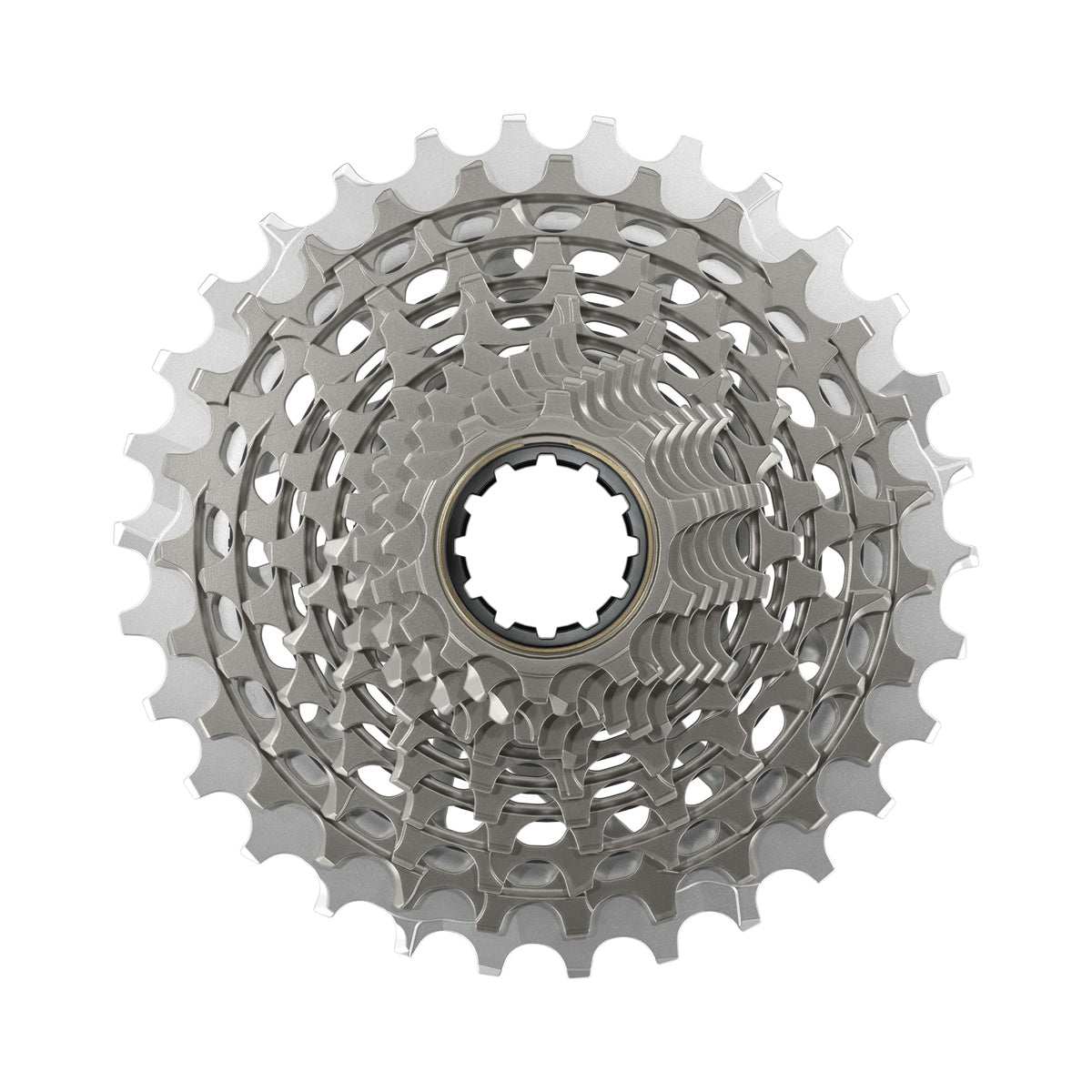 Cassete de 12 velocidades SRAM RED XG-1290 E1 – fotografia principal sobre fundo branco
