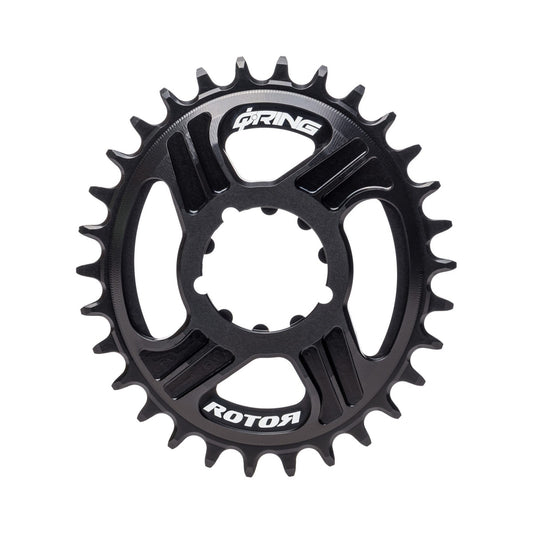 Plateau Mono Oval 11/12V ROTOR Q-RING Sram Direct Mount Boost Offset 3 mm — vue du plateau sur fond blanc